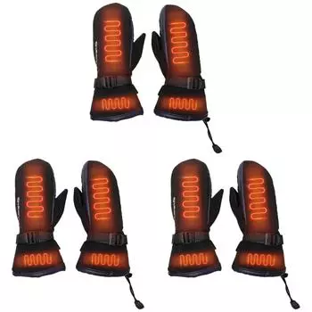 Электрические перчатки с подогревом, зарядка через USB, 3 передачи, температура для зимы (Маленький)