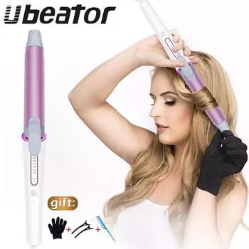 Электрические профессиональные керамические щипцы для завивки волос 32 мм, щипцы для завивки роликовых завитков, палочка для женщин, инструменты для укладки
