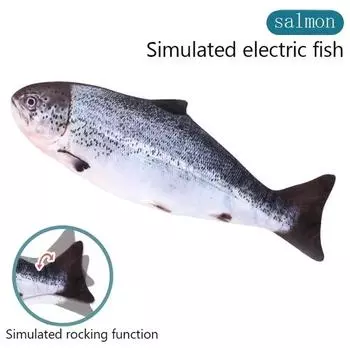 Электрические рыбки, дразнящие кошек, имитирующие прыгающих рыб, игрушки для кошек и собак, обучающие рыбок, скрежещущие зубами, жевательные игрушки для домашних животных