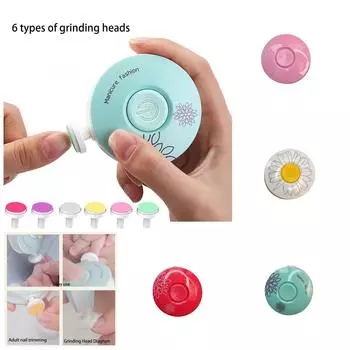 Электрические щипчики для ногтей, детские и детские полировщики ногтей, детские щипчики для ногтей, кусачки для ногтей, ножницы, детские полировщики ногтей One Size зелёный