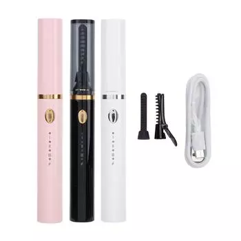 Электрические щипцы для завивки ресниц, перезаряжаемые, умные, с контролем температуры, долговечные, мини-щипцы для завивки ресниц L Pink