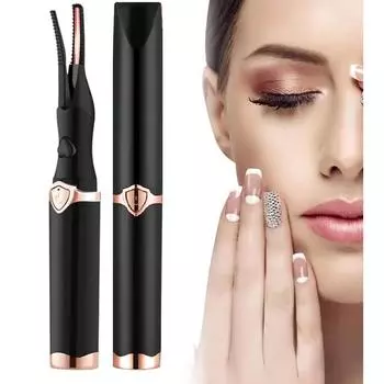 Электрические щипцы для завивки ресниц с подогревом, USB перезаряжаемые электрические щипцы для завивки ресниц, быстрая естественная завивка и долговечность 24 часа
