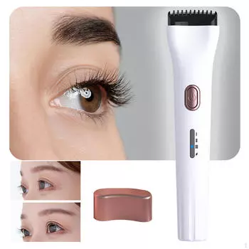 Электрические щипцы для завивки ресниц с подогревом, прочный подарок, легкий USB-нагреватель, перезаряжаемый для белый