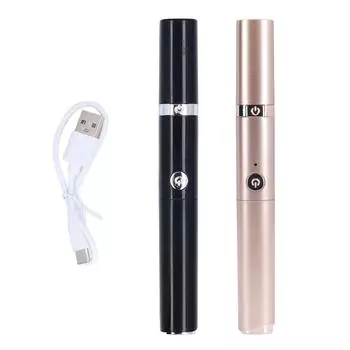 Электрические щипцы для завивки ресниц с подогревом, портативные 2 в 1, долговечный триммер для бровей, триммер для макияжа ресниц T Gold