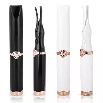 Электрические щипцы для завивки ресниц с подогревом, щипцы для завивки ресниц, инструмент для макияжа, AU чёрный