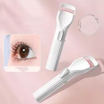 Электрические щипцы для завивки ресниц с подогревом, щипцы для завивки ресниц с местной зарядкой, машина для завивки ресниц, профессиональная укладка ресниц белый