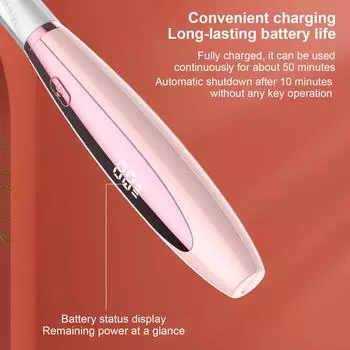 Электрические щипцы для завивки ресниц с подогревом, USB аккумуляторные щипцы для завивки ресниц с 3 температурными режимами, натуральный 13.5cm