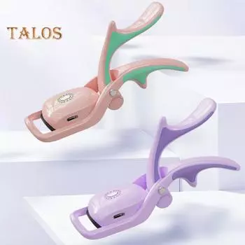 Электрические щипцы для завивки ресниц с подогревом, 3 температурных режима, тип C, перезаряжаемые, портативные, быстро нагревающиеся, женские инструменты для завивки ресниц белый