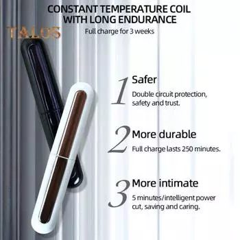 Электрические щипцы для завивки ресниц с подогревом, 2 температурных режима, USB-зарядка, портативные, для путешествий, быстрый нагрев, мини-инструменты для завивки ресниц для женщин чёрный