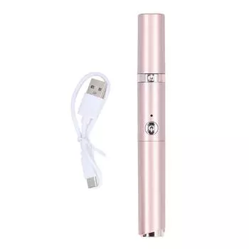 Электрические щипцы для завивки ресниц с подогревом, ручные 2 в 1, долговечная укладка, триммер для бровей, макияж для ресниц золотой