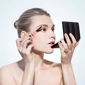 Электрические щипцы для завивки ресниц со светодиодным дисплеем 3 настройки температуры Перезаряжаемые через USB портативные щипцы для завивки ресниц с подогревом 24 часа длительный подъем ресниц белый