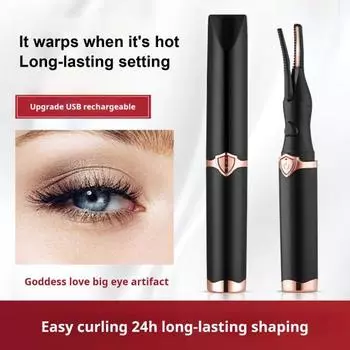 Электрические щипцы для завивки ресниц USB-перезаряжаемые мини-щипцы для завивки ресниц с подогревом и 3 режимами нагрева, быстрый нагрев за 8 секунд, финальный инструмент для завивки ресниц для женщин