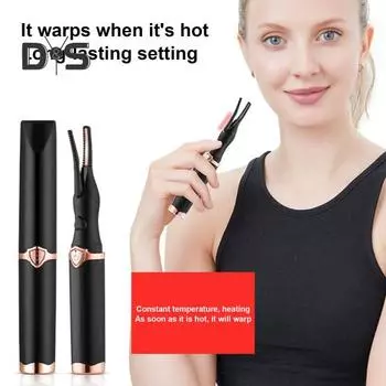 Электрические щипцы для завивки ресниц USB-перезаряжаемые мини-щипцы для завивки ресниц с подогревом и 3 режимами нагрева, быстрый нагрев за 8 секунд, финальный инструмент для завивки ресниц для женщин белый