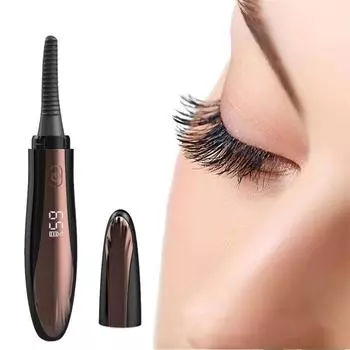 Электрические щипцы для завивки ресниц, зарядка через USB, интеллектуальная регулировка температуры, быстрый нагрев, прочная завивка, электрические щипцы для завивки ресниц