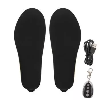 Электрические стельки с подогревом, USB-зарядка, регулируемая температура, грелки для ног, обувь с подогревом Small Size