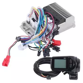 Электрические трехколесные велосипеды, 36/48 В, 500 Вт, 3-режимный синусоидальный бесщеточный контроллер, набор инструментов с ЖК-дисплеем