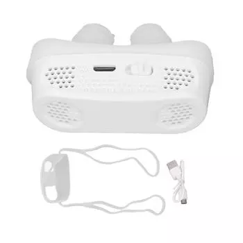 Электрические устройства для устранения храпа Автоматические заглушки для носовой вентиляции Портативное устройство для предотвращения храпа белый