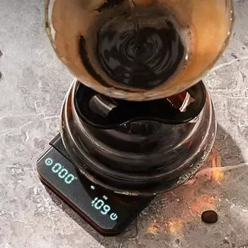 Электрические весы для кофе с таймером 0,1 г/2 кг 3 единицы Высокая точность перезаряжаемый ЖК-дисплей