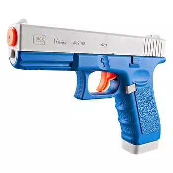 Электрические водяные пистолеты для взрослых и детей, автоматические распылители с одной кнопкой, мощный водяной пистолет высокой емкости, летний бассейн синий