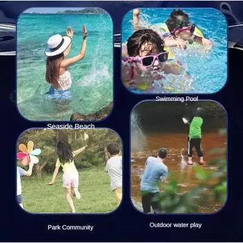 Электрические водяные пистолеты для взрослых, летняя уличная пляжная игрушка, мощный автоматический всасывающий водяной пистолет, водяные бластеры для детей, подарок белый