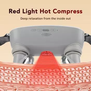 Электрический 3D Smart Neck Massage Hot Compress Neck Massage Device Разминающий артефакт для шейных позвонков Массаж мышц белый