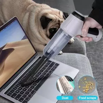 Электрический Air Duster автомобильный пылесос высокой мощности 5000 Па сильное всасывание перезаряжаемый портативный ручной пылесос зелёный