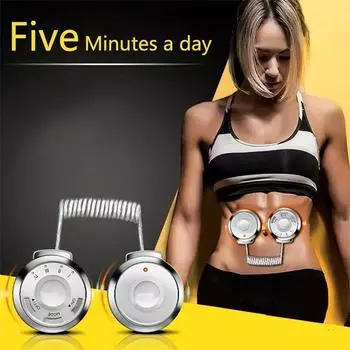 Электрический аппарат для похудения, массажер для тела, тренажер для тела, живота, рук и ног, портативный для фитнеса белый