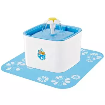 Электрический автоматический фонтанчик для собак и кошек (Синий - 2,5л)