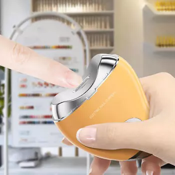 Электрический автоматический маникюрный педикюрный аппарат, 3 скорости триммер для ногтей Wheat color