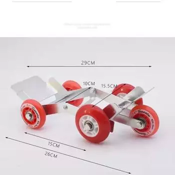 Электрический автомобиль аварийный прицеп толкатель шин шиномонтажные ролики мотоцикл скутер тележка для шин с 5 колесами аварийный инструмент для спущенных шин