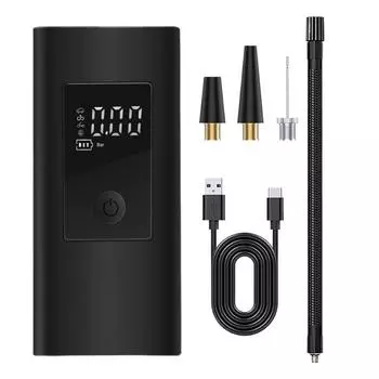 Электрический автомобильный насос для шин, беспроводной насос для шин мотоцикла, большая емкость аккумулятора, цифровой дисплей, зарядка через USB, надувной насос для бассейна United States