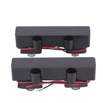 Электрический басовый звукосниматель, герметичный, 4-струнный, бесшумный, с пружинным аксессуаром для замены(94мм 94мм )