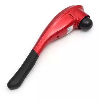 Электрический бытовой массажер с дельфином, многофункциональный ручной массажер для спины, шеи, талии, всего тела, подарок красный