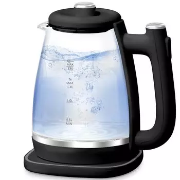 Электрический чайник, экономящий стекло, электрический чайник со светодиодной подсветкой, большой емкости, чайник для кофе, небольшой стильный чайник для черного чая, термостойкий