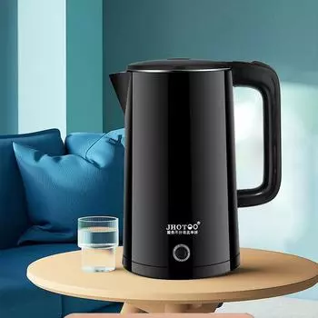 Электрический чайник большой емкости 2,5 л, чайник для быстрого закипания, автоматическое отключение, кухонный прибор IDN белый