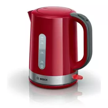 Электрический чайник BOSCH TWK6A514 2200 W 1,7 L Red, Grey
