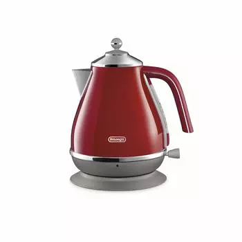 Электрический чайник DeLonghi Icona Capitals из нержавеющей стали Счетчик воды Фильтр для предотвращения попадания посторонних предметов Функция предотвращения закипания Простой уход