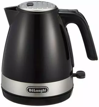 Электрический чайник DeLonghi серии Active, итальянский дизайн, фильтр для предотвращения посторонних включений, открывающийся одним нажатием, легко различимый счетчик воды, держатель шнура питания, гарантия 3 года