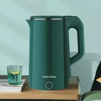 Электрический чайник для гостиниц Zhigao с защитой от ожогов чёрный