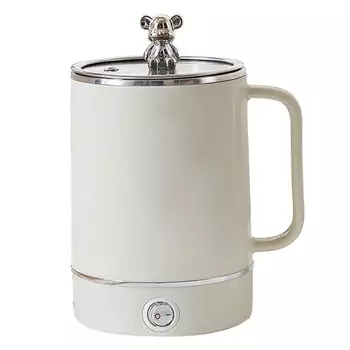 Электрический чайник для кипячения воды из нержавеющей стали, небольшой портативный для офиса, дома, путешествий L