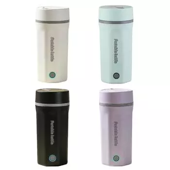 Электрический чайник для кофе на открытом воздухе, легкий чайник для горячей воды, портативный электрический чайник для путешествий в отелях на открытом воздухе белый