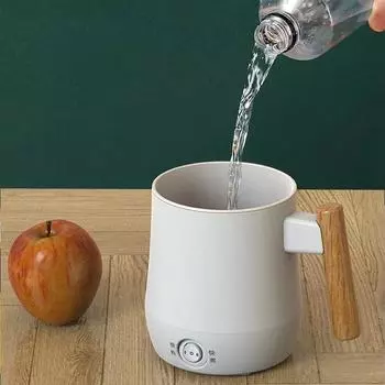 Электрический чайник для путешествий, 600 мл, мини-чайник для каши, супа, тушения, варки, многофункциональный электрический чайник, портативный горшок для приготовления лапши, 220 В EU синий