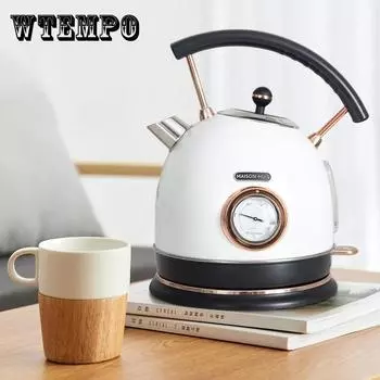 Электрический чайник из нержавеющей стали 304, чайник с измерителем температуры воды, бытовой быстрый нагрев 1,8 л