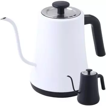 Электрический чайник lifemart 1,0 л, маленькая насадка для капель, чайник, простота в эксплуатации, электрический чайник капельного типа с одним нажатием, чайник капельного типа, узкое горлышко, капельный