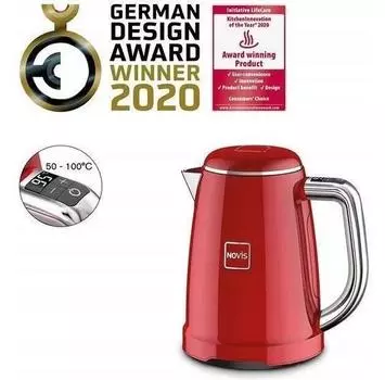 Электрический чайник NOVIS Iconic Line KTC1 Red