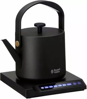 Электрический чайник Oishi and Associates Russell Hobbs с регулировкой температуры, черный, 0,6 л, 7106JP-BK