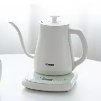 Электрический чайник, регулировка температуры, электрокастрюля, чайник с узким горлышком, нержавеющая сталь, 0,8 л, 5-ступенчатая регулировка температуры, готовка всухую