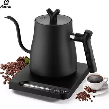 Электрический чайник с гусиной шеей и контролем температуры Электрический кофейник Чайник Электрический чайник для кофе Чайник для воды