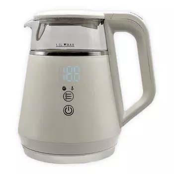 Электрический чайник с регулировкой температуры быстрое сохранение тепла белый регулировка температуры уровни до функция сохранения тепла до 120 Сухой нагрев