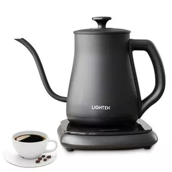 Электрический чайник с регулировкой температуры кофе, чайник с функцией сохранения тепла, кофейник с изогнутой шеей, капельный чайник, водонагреватель из нержавеющей стали, тонкий